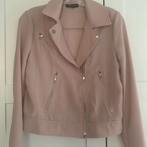 Kenneth Cole XS Moto jacket/blazer. Taupe/pink.